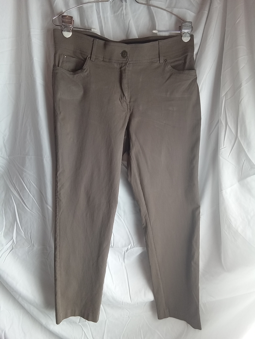 89th & Madison Straight-Leg Trousers in Brown 12P